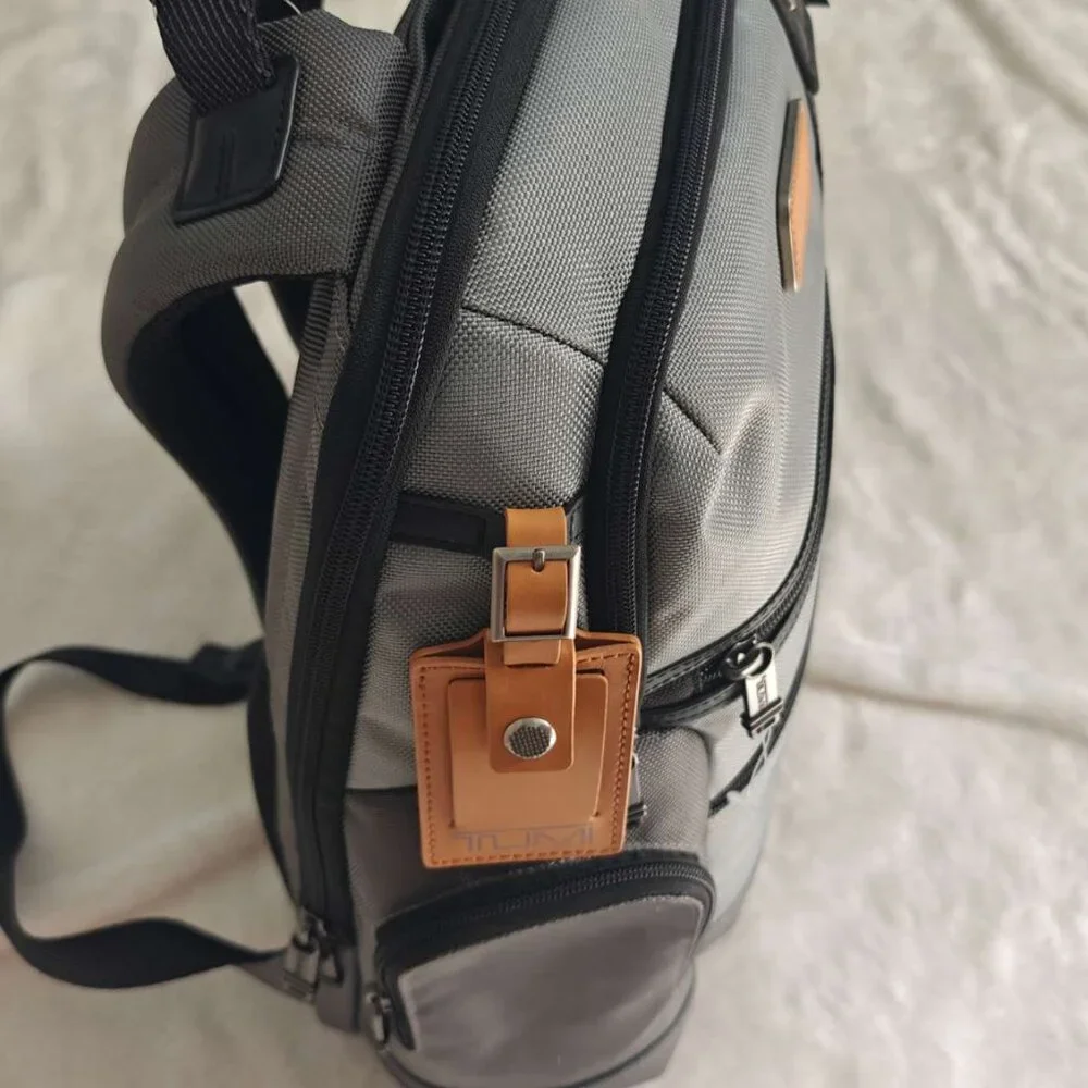 New TUMI Parrish Laptop Backpack 15 Inch Computer Grey - Picture 9 of 10